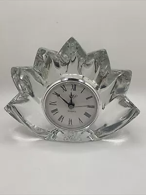 Vintage Mikasa Fleurisse Quartz Desk Clock With Box-Tested-5” Tall-6” Wide • $14.99