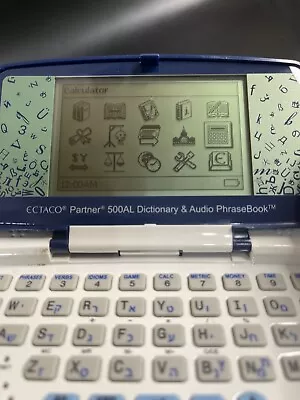 CCTACO Partner 500AL Pro Dictionary And Audio Phrasebook Multilingual Translator • $24.99