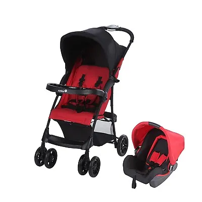 Safety 1st Taly Practical 2 In 1 Duo Stroller Buggy + Baby Carriage Red • £103.24