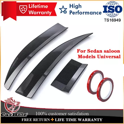 Adjustable Rear Upper Trunk Spoiler Lip Roof Tail Wing For Sedan Saloon Models • $35.70