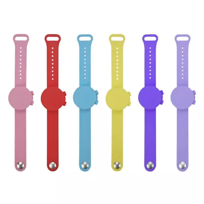 Outdooor Silicone Wristband Hand Sanitizer Disinfectant Bracelet • $7.66