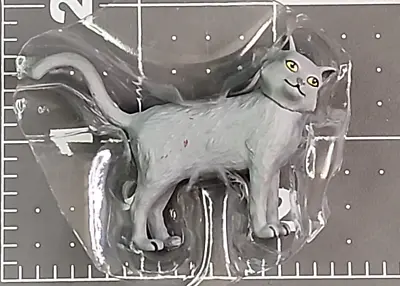 Custom Figure Fodder Toy Prop Grey Cat 'Cagney' From Gargoyles Cartoon • $7.95