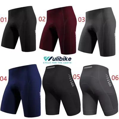 Wulibike Mens Cycling Padded Shorts Bicycle Road Bike MTB Pant Coolmax Quick Dry • $33.54