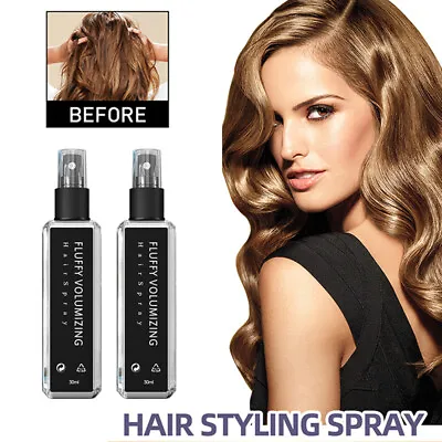 Fluffy Volumizing Hair Spray Extra-Volume Styling Gel Natural Portable Pump US • $4.25