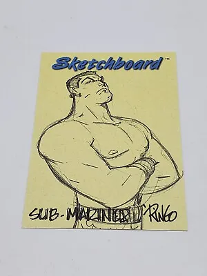 1998 SkyBox Marvel Creators Collection Sub Mariner #22 Yellow Sketchboard • $8.99