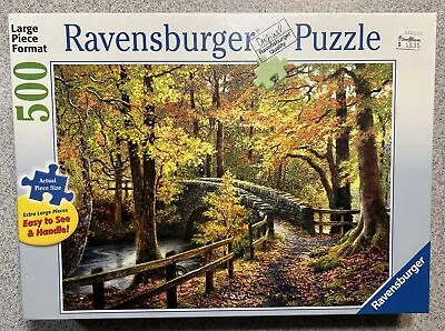 Ravensburger Puzzle 500 Piece Pathway To Autumn NEW In Original Shrink Wrap • $19