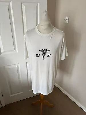 Men’s White Maharishi Short Sleeve T Shirt Size XL • £20