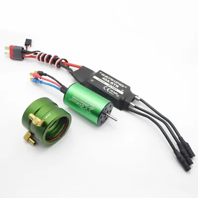 Water Cooling Motor 40A ESC 2440 KV4500 Brushless Motor For RC Jet Boat Pump Car • $35.03