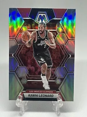 Mosaic Basketball 2022-23 Kawhi Leonard Silver Prizm 118 True Silver LA Clippers • $2.99