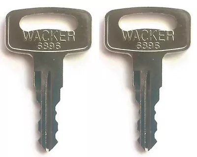 2 Wacker Neuson Roller And Heavy Equipment Ignition Keys RT Series Rollers • $10.79