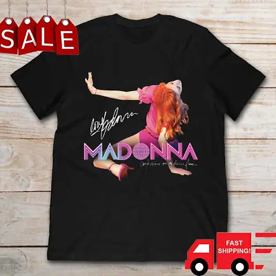 Confessions Tour Madonna Signature Shirt Short Sleeve Black Unisex S-5XL LI591 • $23.74