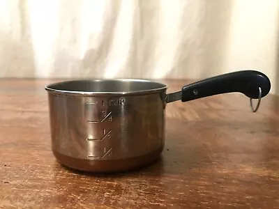 Revere Ware Copper Clad Bottom 1 Cup Measuring Butter Warmer Pan • $10