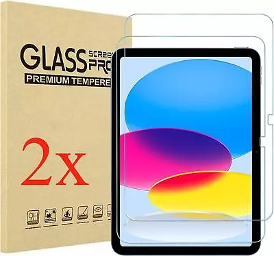 For IPad 10th 9th 8th 7th 6th 5th Gen Generation Tempered Glass Screen Protector • $9.99