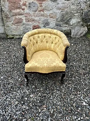 A Vintage Edwardian Tub  Chair / Armchair • £275