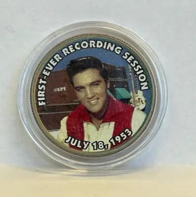 United States - Elvis Presley - First Recording - Half Dollar Colorized Coin • $12.85