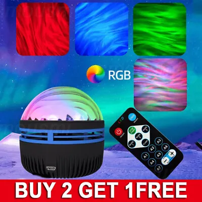 2in1 Northern Lights And Ocean Wave Projector With 14 Light Effectsfor Party UK • £9.92