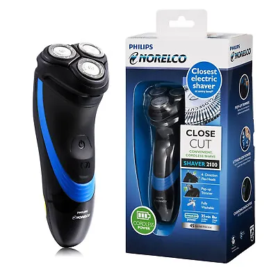 Philips Norelco S1560/81 Shaver 2100 Rechargeable Wet Shaver With Pop-up Trimmer • $94.59