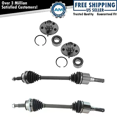 Rear CV Axle Shafts With Hubs And Wheel Bearings Kit Set For Ford Mercury SUV • $286.05