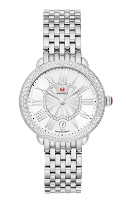 New Michele Special-Edition Serein Mid  Diamond Ladies Watch MWW21B000143 • $1375