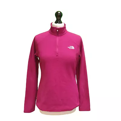 £28.99 • Buy Women's The North Face Purple 1/4 Zip Fleece Base Layer M EU 38 C826
