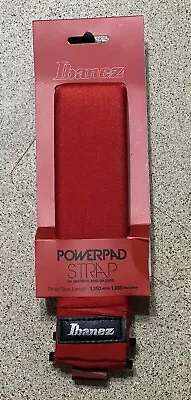 Ibanez Power Pad Strap (Red) GSF50-RD Guitar Strap • $28.99