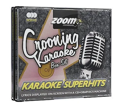 Zoom Karaoke CD+G Crooning Karaoke Superhits - Triple Karaoke Pack (ZSH010) • £7.95