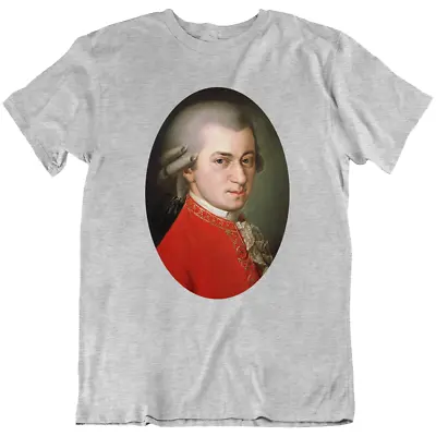 Classical Music Wolfgang Amadeus Mozart Composer T-Shirt Mens Womens Gift New • $19.98