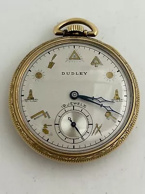 Vintage Dudley Model 3 Masonic Dial Display Case • $860