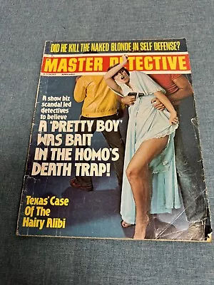 Master Detective Magazine 1976 Assault Cover True Crime Sexy Women • $12.99