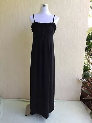 Katherine Maxi Dresss - Size 12 - Black - Beautiful • $20