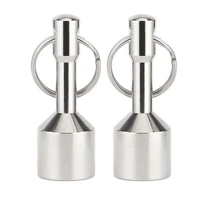 2Pcs KeyChain Neodymium Magnet  For Hanging Keys And Testing Ferrous Metal Brass • $6.06