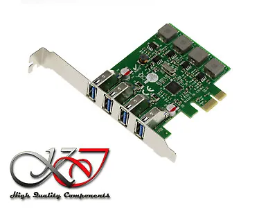 £23.02 • Buy Pcie USB 3.0 4 Ports USB3 Type A Auto Alimentée. Via Vli VL805. Low High Profile