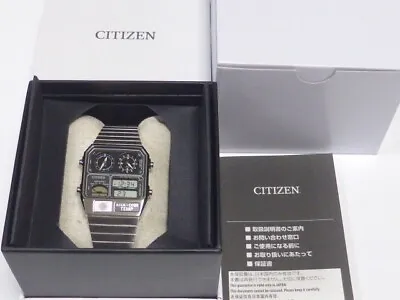 CITIZEN ANA-DIGI TEMP JG2101-78E Silver Men's Watch New In Box • $425.67