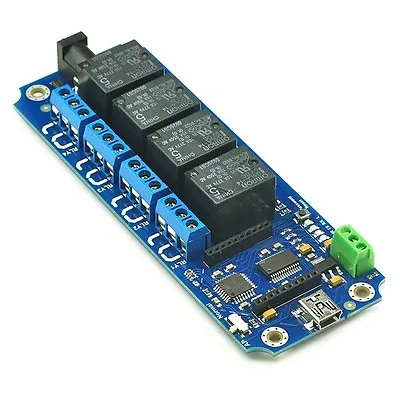 TOSR140 - 4 Channel USB/Wireless 5V Relay - (Password/Momentary/Latching) • $34