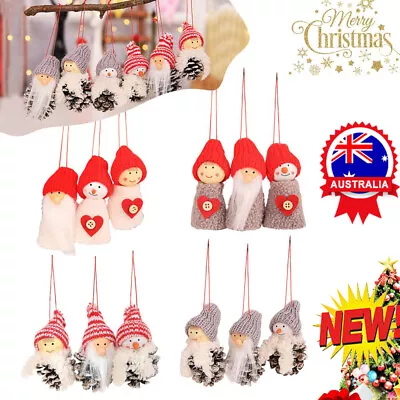 Christmas Angel Plush Doll Pendant Xmas Tree Hanging Decoration Party OrnamenKJ • $10.96