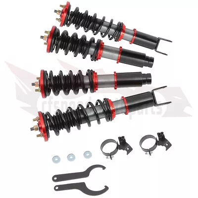 Red Coilovers Struts Shocks Suspension Kits Adj Height For 96-00 Honda Civic EK • $382.24