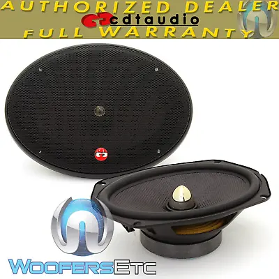 Cdt Audio Cl-69s.2 Slim 6 X9  180w Rms 2-ohm Carbon Fiber Subwoofers Speakers • $169.99