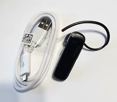 Unused Black Jabra Mini Bluetooth Wireless Headset Wt Charging Cable In Bulk Pkg • $19.99