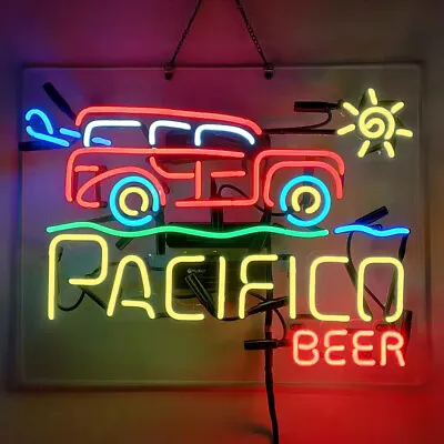 US Stock Pacifico Beer Neon Sign 19x15 Bar Pub Man Cave Wall Decor Artwork • $140.40