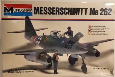 Vintage Monogram Messerschmitt Me 262 1:48 Scale Model Kit SEALED • $34.99