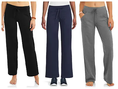 Athletic Works Women's Dri-More Core Relaxed Fit Yoga Pants - Regular & Petite • $24.95