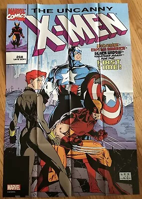 MARVEL “UNCANNY X-MEN” #268 24x36 Jim Lee PROMO POSTER NEVER DISPLAYED 2023 • $18.95