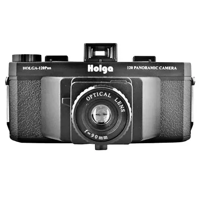 HOLGA 120PAN Black Panoramic Film Camera Lomo Medium Format Film Camera 120 PAN • £99.99