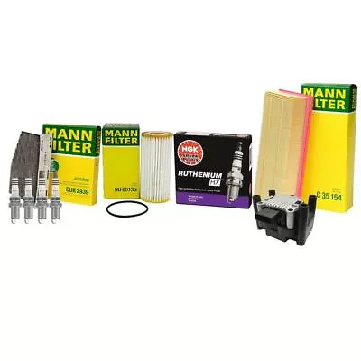 Mann Filters NGK Spark Plugs Hitachi Ignition Coils Tune-Up Kit For VW Jetta L4 • $285.95