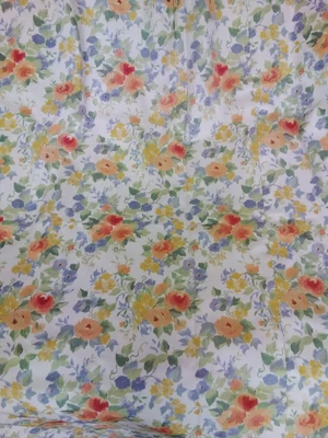 £39.99 • Buy Vintage Fabric Eden Rose Curtains Ashley  Floral Muted Sanderson Cottage Pleat