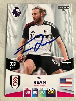 £1.50 • Buy Tim Ream (Fulham) Hand Signed 2024 Panini Xl Adrenalyn Card Rare !