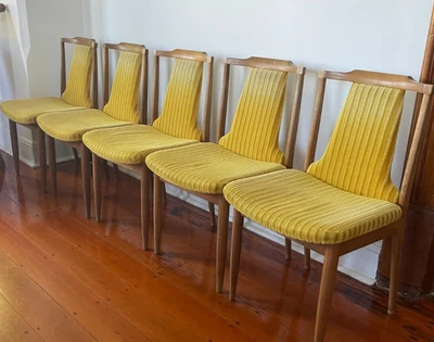 $200 • Buy Mid-century Velvet Dining Chairs 8