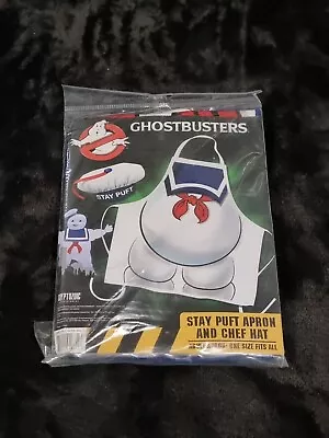 Ghostbusters Stay Puft Apron And Chef Hat Adult Size Cosplay BBQ Funny  • $50