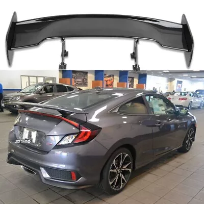 For Honda Civic Si Gloss Black GT Style Rear Trunk Lip Spoiler Wing Adjustable • $199.11