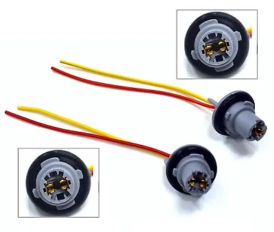 Universal Pigtail Wire Female Socket 168 194 PGB Rear Side Marker Light Bulb Fit • $10.45